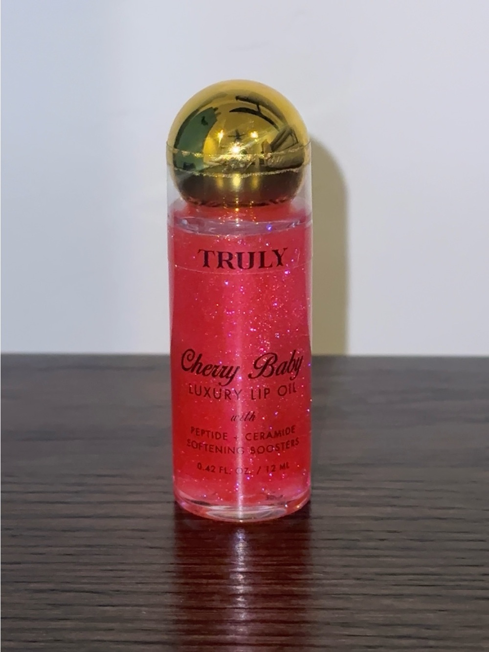 TRULY Cherry Baby Luxury Lip Oil - .42oz
